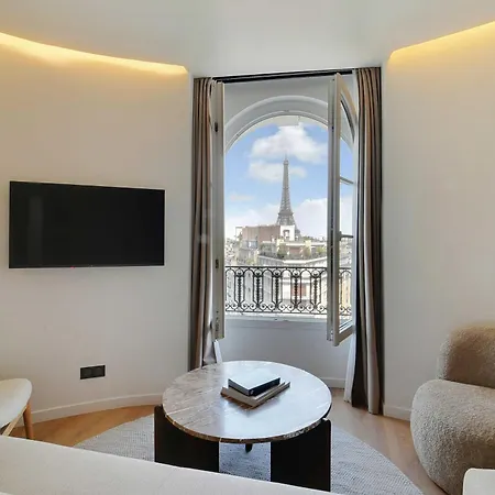 Modern -1br For 4p - View Eiffel Tower - Trocadero شقة *