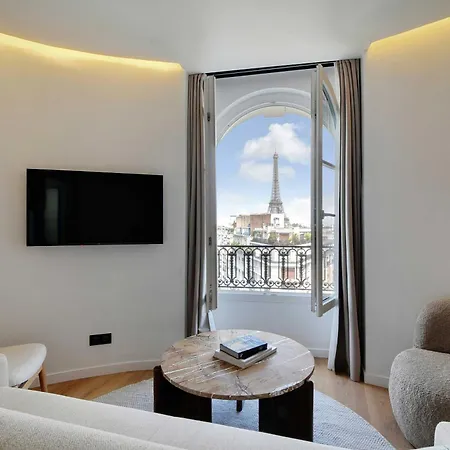 Modern -1br For 4p - View Eiffel Tower - Trocadero Apartament
